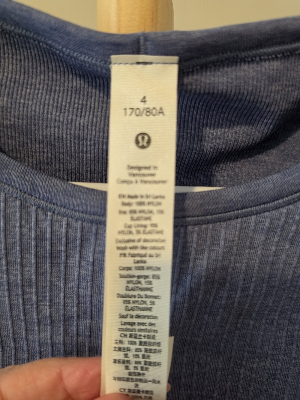 Lululemon Ebb to Street Long Sleeve Shirt NWT - Picture 4 of 6